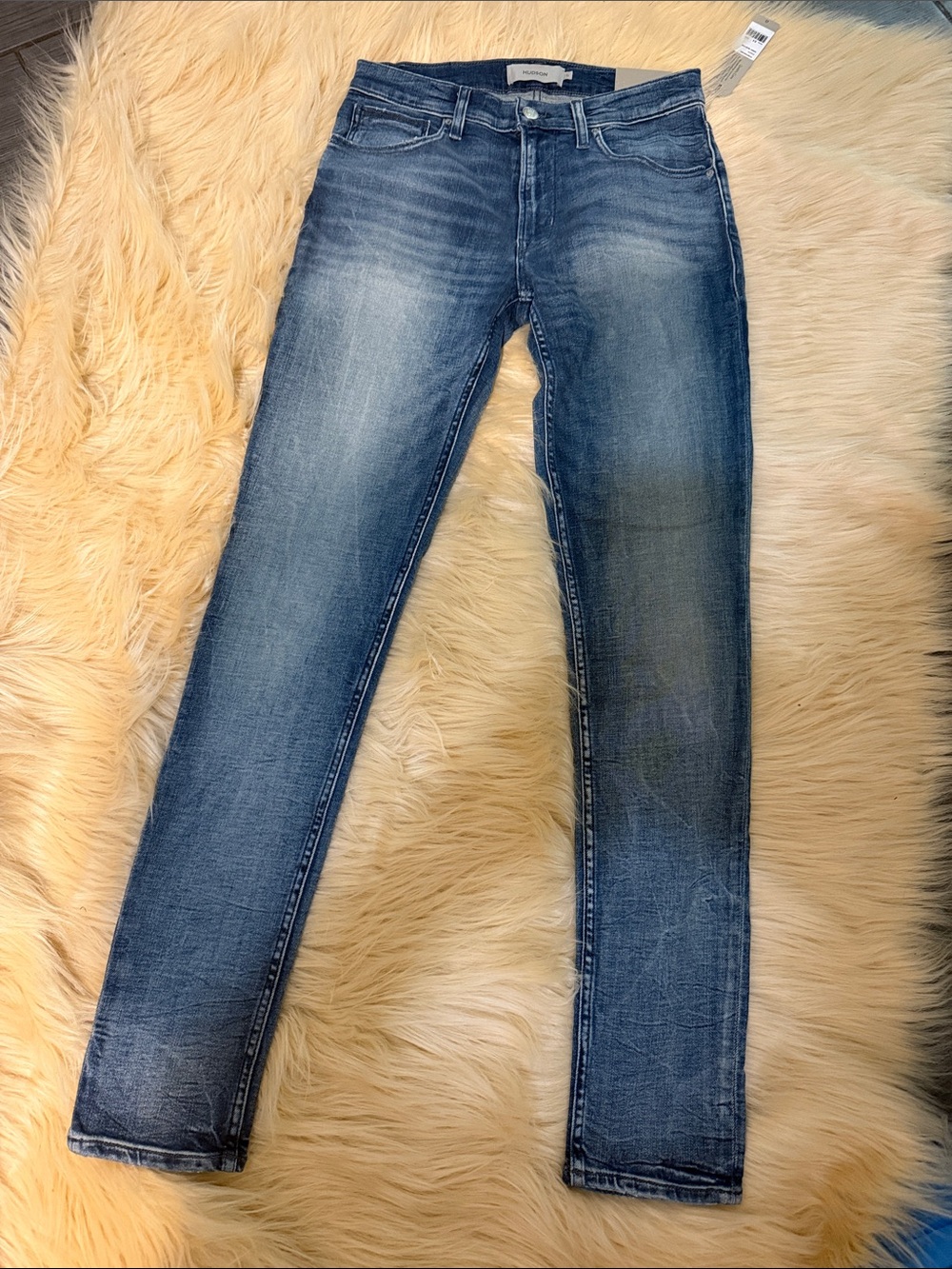 Hudson Jeans Women’s Skinny Jeans - Mid Blue Wash